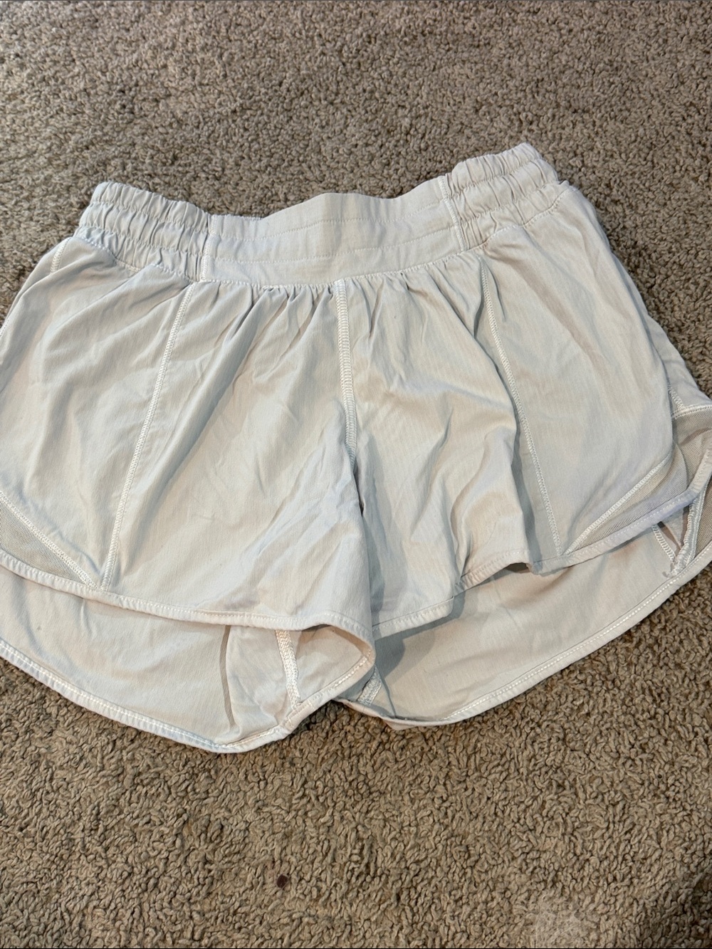 lululemon athletica Light Gray Women's Athletic Shorts